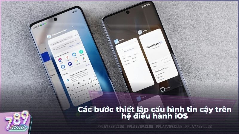 Các bước thiết lập cấu hình tin cậy trên hệ điều hành iOS