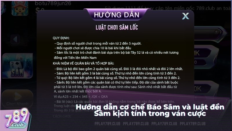 Hướng dẫn cơ chế Báo Sâm và luật đền Sâm kịch tính trong ván cược